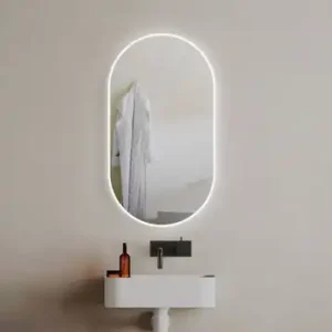 Essence Vista Bubble 500W x 900H Wall Mount LED Mirror Touch Free Controls & Demister