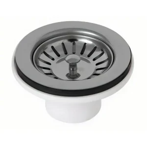 Alfa Stainless Steel Sink Basket Waste A4 Short