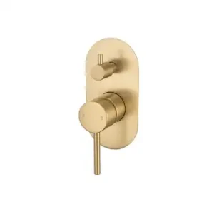 Artline Brushed Gold Shower Diverter Mixer Trim Kit & Body Lead Free