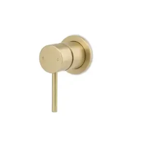 Artline Brushed Gold Shower Mixer Trim Kit 60MM Backplate (Refer Body Code 1656529) Lead Free