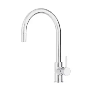 Artline Chrome Sink Mixer Cold Start Pull Out Gooseneck Lead Free