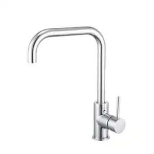 Artline Chrome Sink Mixer Cold Start Square Gooseneck   Lead Free