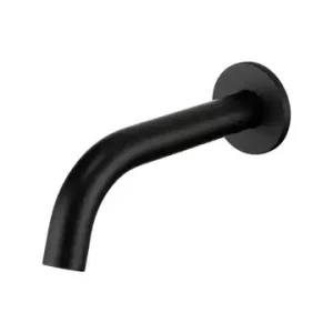Artline Matte Black Fixed Bath Spout 180mm Lead Free