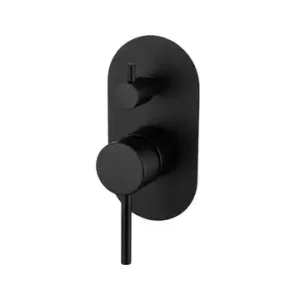 Artline Matte Black Shower Diverter Mixer Trim Kit & Body Lead Free