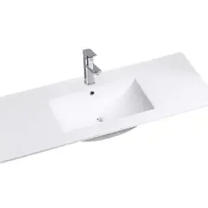 Ceramic Vanity Top Only 1TH White 1200mm