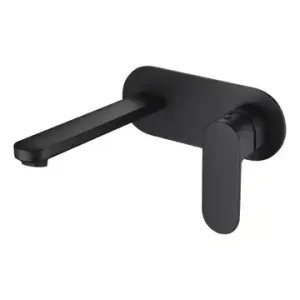 Dane MK2 Wall Basin/Bath Mixer Matte Black