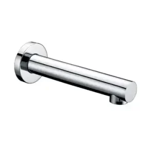 Demos Round Bath Spout 220mm – Chrome