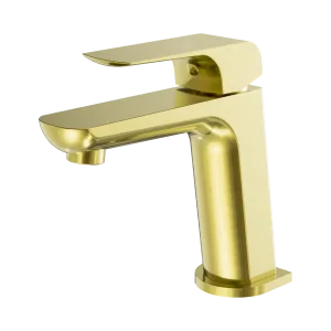Elgin Basin Mixer – Brushed Gold