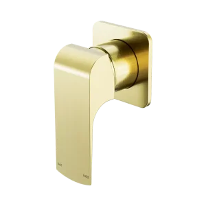Elgin Brushed Gold Square 65mm x 65mm Bath/Shower Mixer