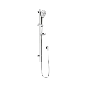 Elgin Chrome Hand Shower on Rail with Dual Check Valve & Elbow