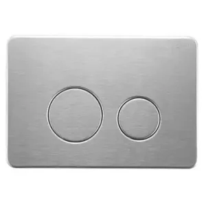 Essence R&T Lexy Brushed Nickel Stainless Steel Round Inwall Cistern Buttons Only G3004118BN