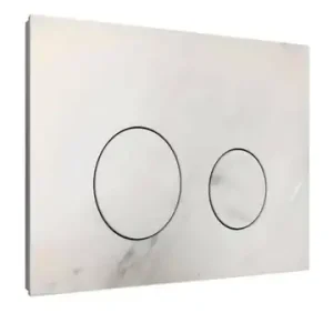 Essence R&T Tyler Marble White Porcelain Round Inwall Cistern Buttons Only G310003901