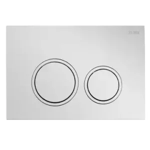 Essence R&T Waze Chrome ABS Round Inwall Cistern Buttons Only G3004111D