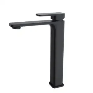 Hamel Matte Black Tall Basin Mixer