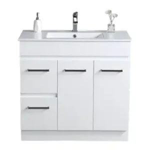Metis Vanity Unit – 900mm-Left Hand Drawers