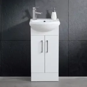 Orbit Ensuite Semi Recessed Vanity Unit – 420mm
