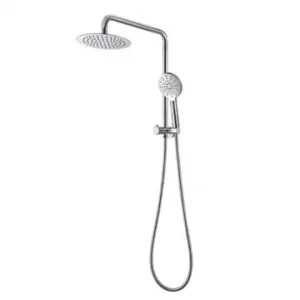 Redwood Round Combo Shower Stainless Steel 250mm Head with 3F Hand Shw