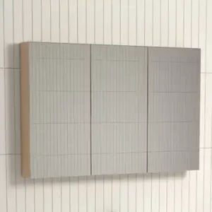 Scene Mirror Shaving Cabinet Soft Oak – 1200mm