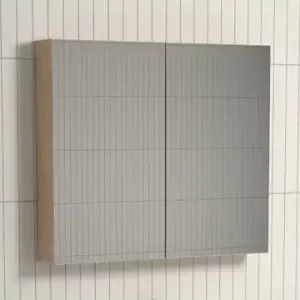 Scene Mirror Shaving Cabinet Soft Oak – 900mm