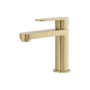 Spectra Brushed Gold Basin Mixer Lead Free