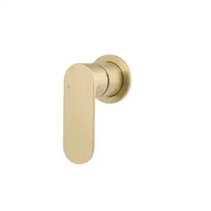 Spectra Brushed Gold Shower Mixer Trim Kit 60MM Backplate (Refer Body Code 1656529) Lead Free