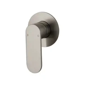 Spectra Brushed Nickel Shower Mixer Trim Kit 80MM Backplate (Refer Body Code 1656529) Lead Free