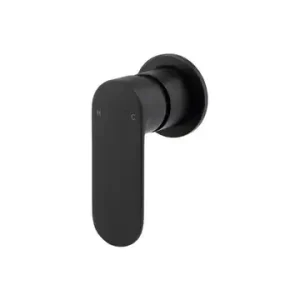 Spectra Matte Black Shower Mixer Trim Kit 60MM Backplate (Refer Body Code 1656529) Lead Free