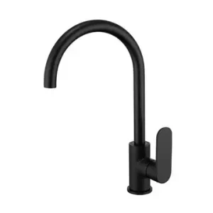 Spectra Matte Black Sink Mixer Gooseneck  Lead Free