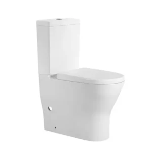 Summit Raised Height Tornado Rimless Back to Wall Toilet Suite