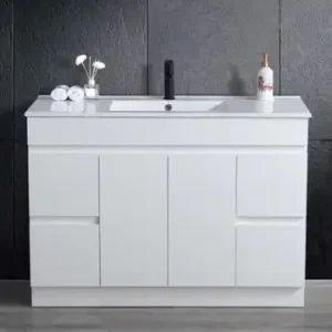 Thebe Gloss White Vanity Unit – 1200mm