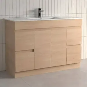 Thebe Soft Oak Vanity Unit 1200mm