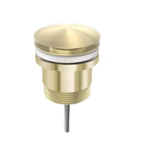 Vogue NRA706BG Universal Brushed Gold Domed Pop Up Basin Waste 40/32mm